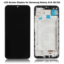 LCD Display Touch Screen Replacement Frame Assembly For Samsung Galaxy A15 4G 5G
