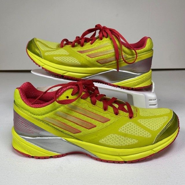Adidas Spider Lite W Neon Yellow Red Running Shoes Athletic Sneakers US 6.5 Adidas Spider Lite W Neon Yellow Red Running Shoes Athletic Sneakers US 6.5