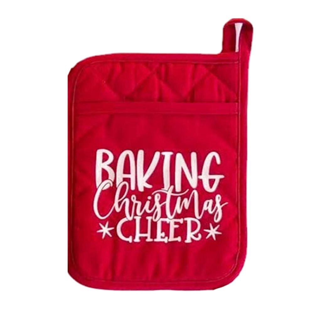 Christmas pot holder for baking 25cm x 18cm Secure grip for hot pots