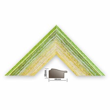 Picture Molding Green Baltimore 342 VER, Length 1m, Profile Width 44 MM H