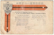 MILITARI - 35 REGGIMENTO FANTERIA - LA CANZONE DEL PODGORA -3872-