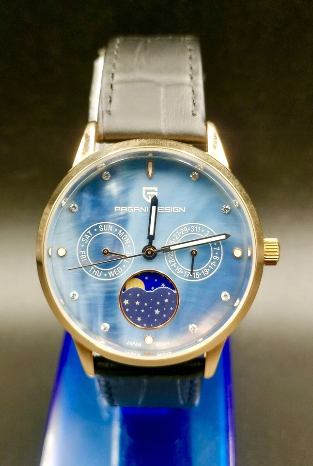 Nice PAGANI  DESIGN moon-phase lady Quartz watch. PD-2723L - Image 3 of 4
