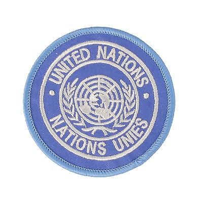 UNO Armabzeichen/ Barettabzeichen United Nation Nations Unies 7cm 1Stück