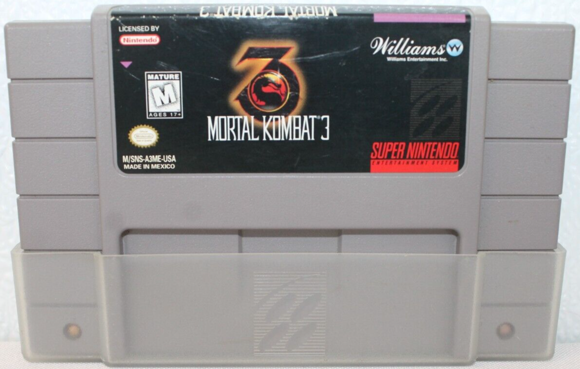 SFC★MORTAL KOMBAT 3 SNES 海外版 Ultimate Mortal Kombat 3 SNES. UK PAL ultimate Mortal Kombat