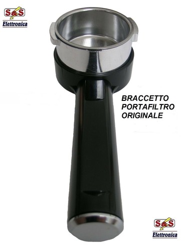Manico Per Braccio Portafiltro + Tappo Originale Per Gaggia Baby &ndash; 4332037000+4332038000