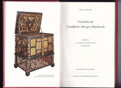 Frankfurter Metzger-Handwerk, Geschichte, Fleischer Innung, Verl. W. Kramer 1959