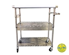 3 Tier Utility Cart for Kitchen Bakery Restaurant Catering Wire Rack Table