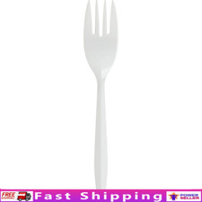 Medium Weight Plastic Forks 1000 Count Disposable Tableware Heavy Duty Cutlery