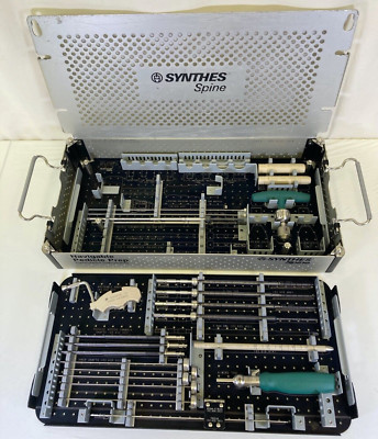 Synthes Spine Pedicle Prep Navigated Cannulated Instruments Set
