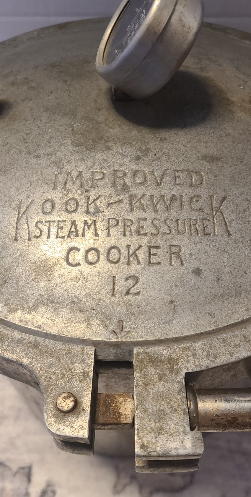 Rare Vintage Presto Improved KookKwick Steam Heavy Pressure Cooker 12