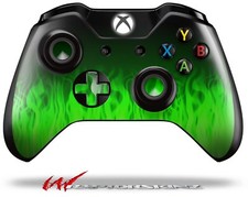 Fire Green Skin for XBOX One Controller