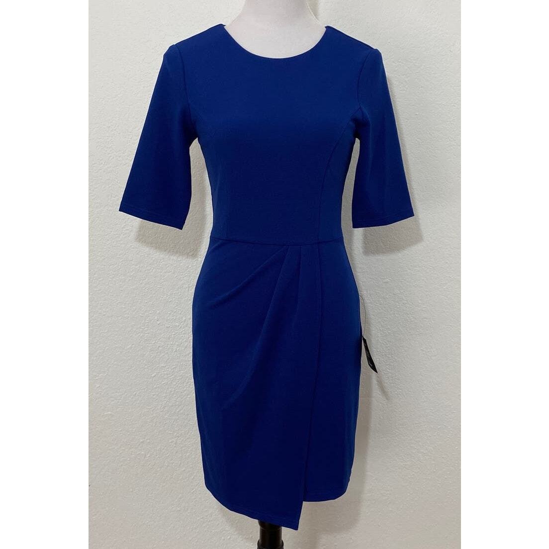 NWT Lulus Size Small Cobalt Blue Bodycon Faux Wrap Dress Short Sleeve Business | eBay NWT Lulus Size Small Cobalt Blue Bodycon Faux Wrap Dress Short Sleeve Business | eBay