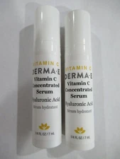 Derma E - Vitamin C Concentrated Serum With Hyaluronic Acid-7 ml x2 pack 
