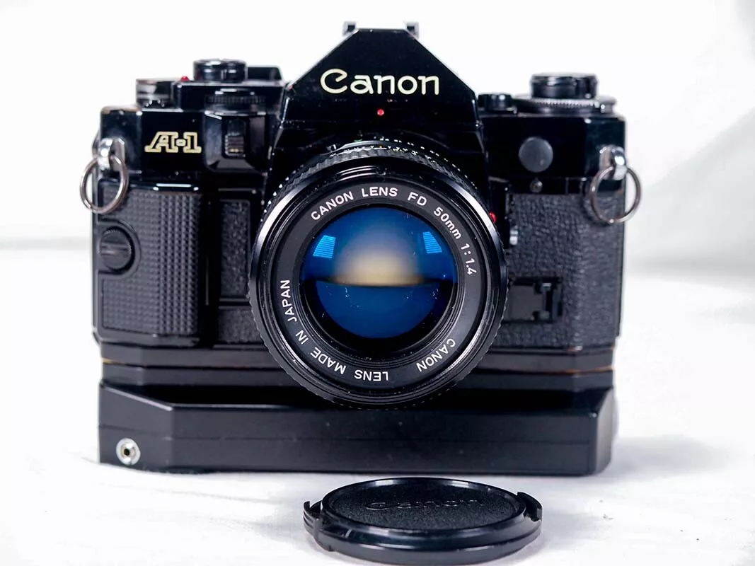 完動品 Canon A-1 FD 50mm f1.4 SLR フィルムカメラ