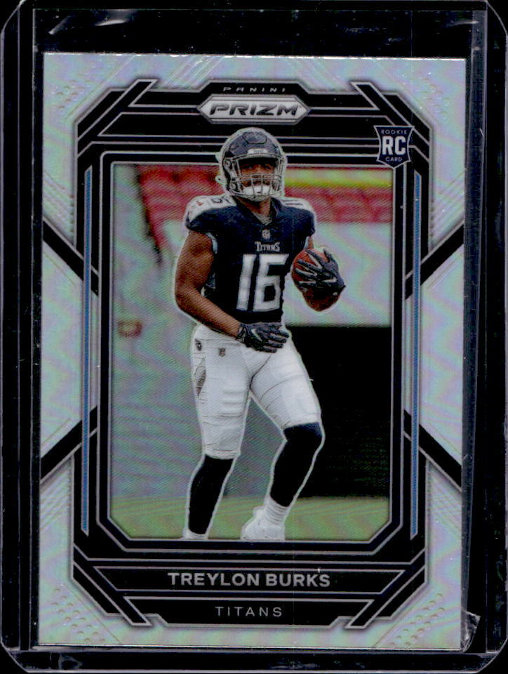2022 Prizm Treylon Burks Silver Prizm Rookie Card RC #313 Titans