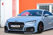Spoilerschwert Frontspoiler mit Wings aus ABS  für Audi TT RS 8S Facelift
