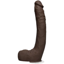 Signature Cocks - JAX SLAYHER - 10" ULTRASKYN Chocolate Removable Suction Cup