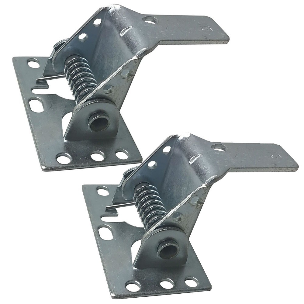 2 Garage Door Lock Latch Spring Loaded Auto Sides - PAIR (latches only ...