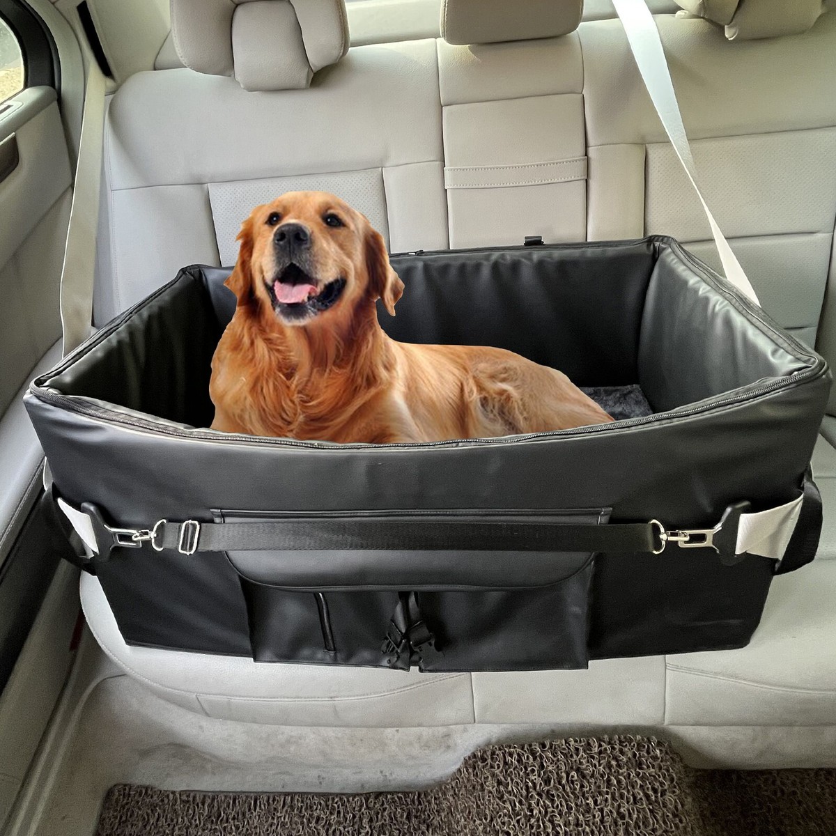 Pet Car Seat Waterproof Dog Travel Detachable Booster Seat Dogs