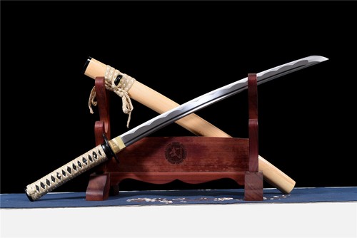 Carbon Steel Sharp Blade Wakizashi Japanese Samurai Sword Katana Full Tang #1233 - Picture 11 of 12