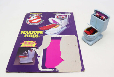 VINTAGE 1986 80s KENNER THE REAL GHOSTBUSTERS FEARSOME FLUSH