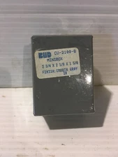 BUD ENCLOSURE MINIBOX CU-2100-B ALUMINIUM GRAY ENAMEL(A2ware)