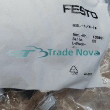10PCS Original FESTO QSL-1/4-10 153051 Push in fitting QS Fast delivery