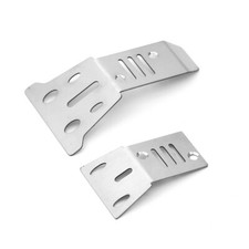 Stainless Steel Front and Rear Chassis Guards LY133 for Arrma Mojave 1/14