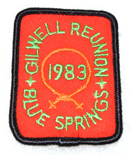 1983 Gilwell REUNION CREST Boy Scout Leader Wood Badge Training BLUE Springs