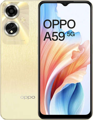 OPPO A59 5G Gold 128GB 4GB RAM 13MP + 2MP Dual Sim 6.56" Global Version CPH2617 - Picture 1 of 8
