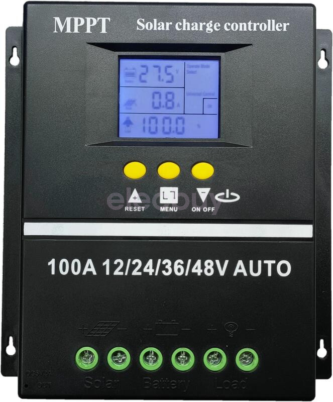 Mppt 60a 80a 100a Solar Pv Regulators 12v 24v 36v 48v Solar Charge Controller Ebay
