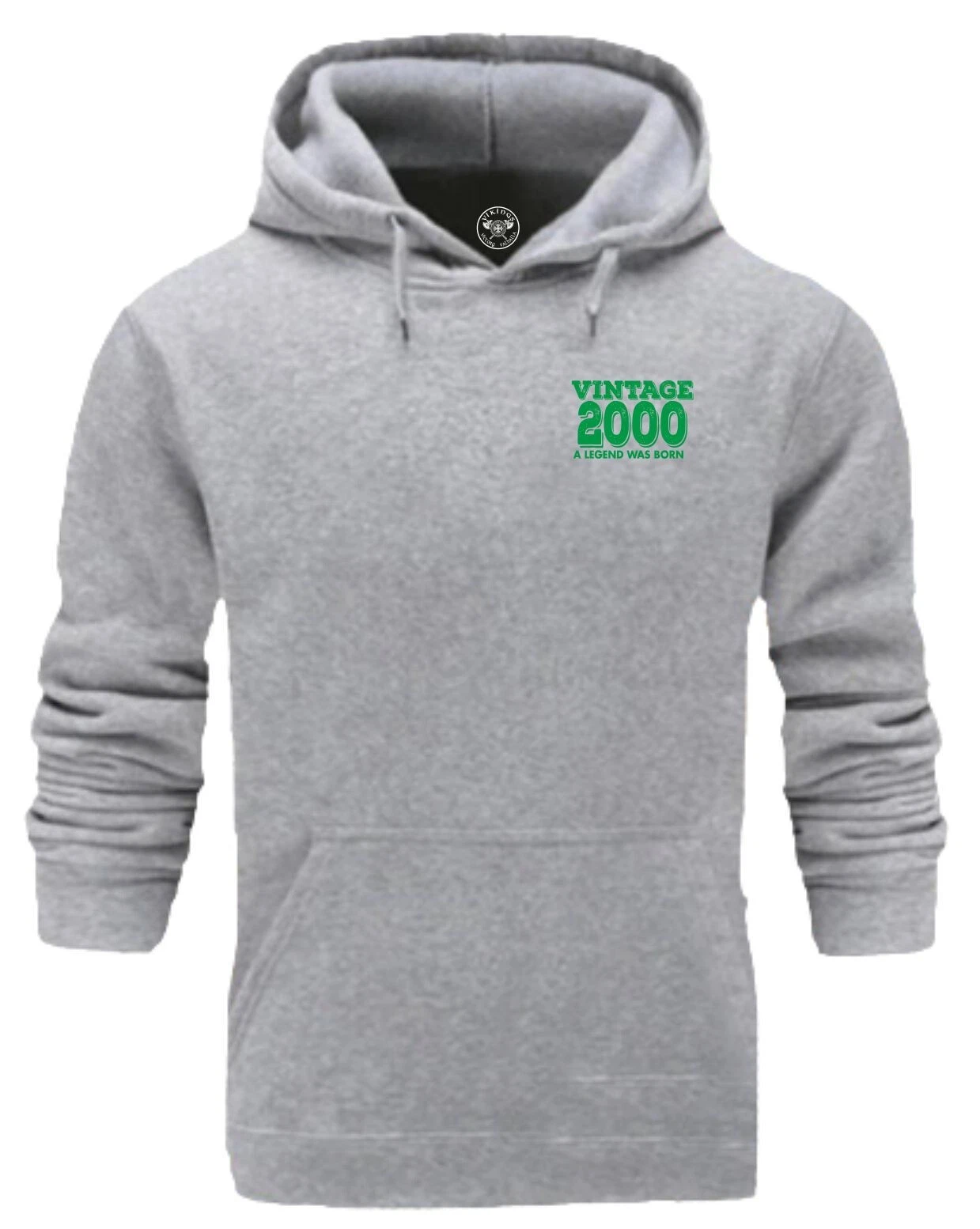 VETEMENTS Felpa con cappuccio vintage 2000 piccola abbigliamento 25° compleanno è nata una leggenda scherzo regalo top