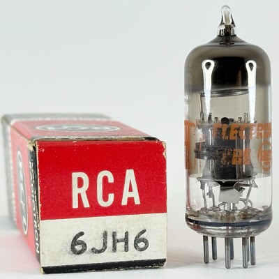 (1) Tested Strong RCA 6JH6 Tube with Box Date Code CA RCA Pentode Tube