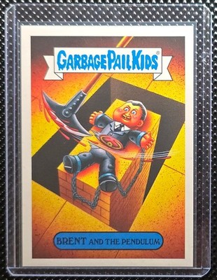 2019 Garbage Pail Kids Horror Personality Brent and the Pendulum 3b
