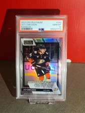 2023 O-PEE-CHEE PLATINUM #293 LEO CARLSSON RAINBOW RC ROOKIE PSA 10