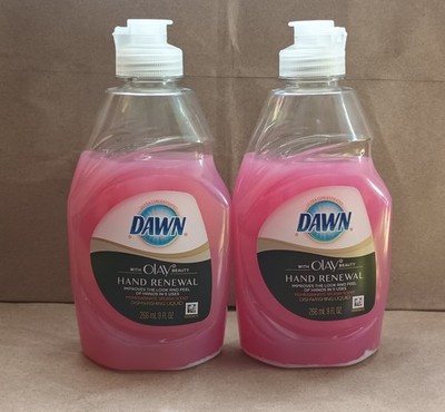 2 x Dawn Dishwashing Liquid Olay Beauty Hand Renewal Pomegranate Splash 9 fl oz