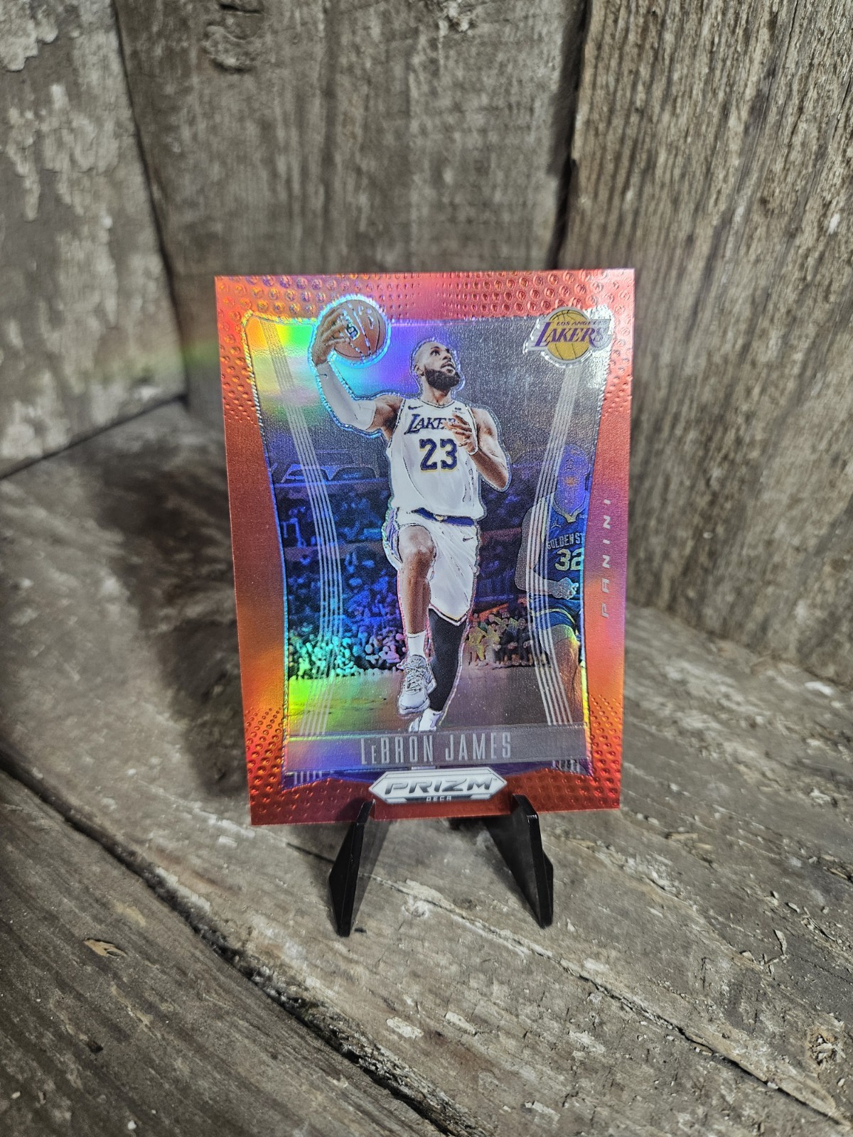 2023-24 Panini Prizm Deca LeBron James Red #133/199 Lakers 