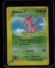 Pokemon TCG Nidoran 96/147 Aquapolis Rare LP on eBay