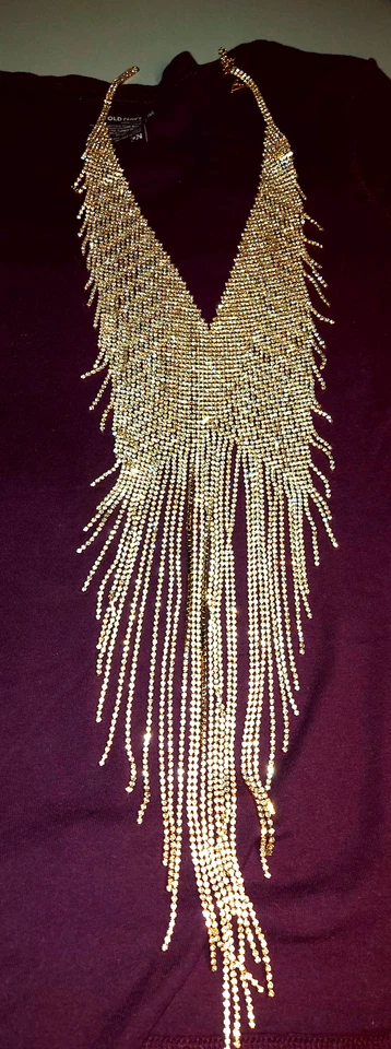 ANTHROPOLOGIE RHINESTONES NECKLACE NWOT  - Image 4 of 4