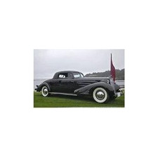 Minicar 1 43 Cadillac V16 Series 90 Fleetwood Coupe 1937 (Black) [MX50301- Used