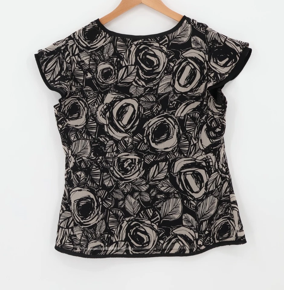 Whimsigoth Sheer Overlay 婴儿娃娃上衣黑暗仙女垃圾办公室警报器尺寸 M — 第 2/4 张图片