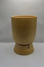 Handmade Wooden Vintage Vase Or Goblet. Multiple Use Holder. 100% Wood.