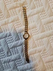 Timex Ladies Gold Bracelet Watch Vintage Round Dial Indiglo