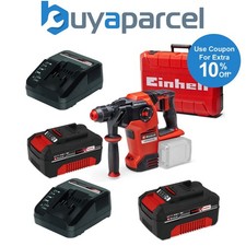 Einhell 18v 36V Power X-Change 18v Cordless SDS Hammer Drill HEROCCO 36/28 2x4ah