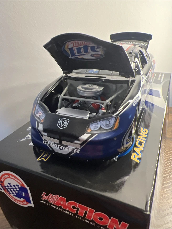 🔥Rusty Wallace #2 Miller Lite 2005 Daytona Shootout 1:24 sin usar, en caja 1 de 4980 Foto 2 de 4