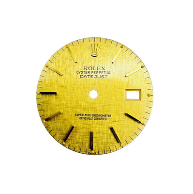 Rolex Date Just Linen Champagne Dial 36mm For 16013, 16233 & Others