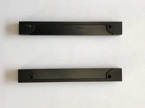 *PAIR* NEW Anodized Bezels for Carver M500 / M500t amplifiers - Picture 4 of 5