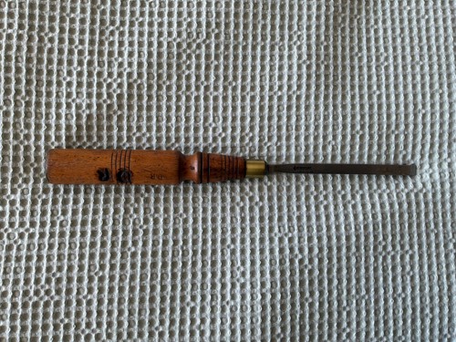 Marples Chisel - circa 1/4” - Boxwood handle with Brass ferulle - Vintage