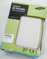 Samsung 640GB External Hard Drive HDD USB Mini