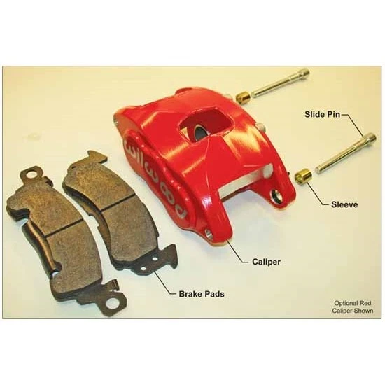 Wilwood 140-11291-R D52 Front Caliper Kit, 2" Piston/1.04" Rotor - Image 3 of 4